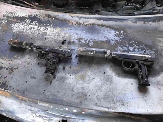 Оружие, из которого стреляли в Сафрона, нашли в сожженном авто