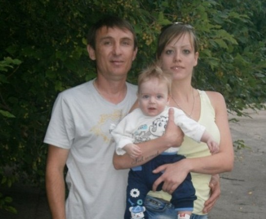 Виктор Вунш и Кристина Вавилова с сыном Ярославом