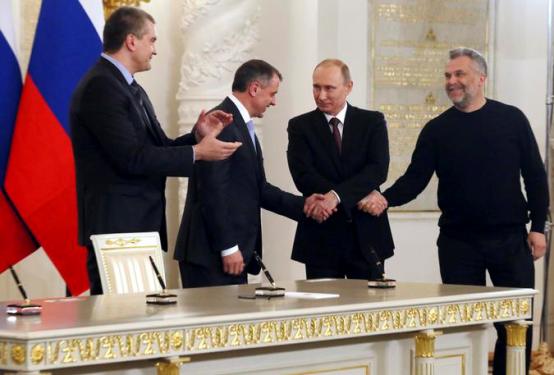 Владимир Путин и новые руководители Крыма