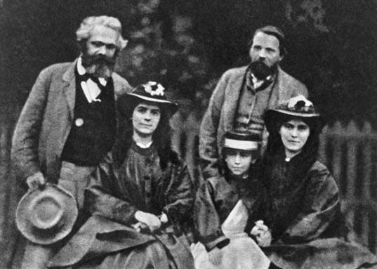 Карл Маркс с семьей