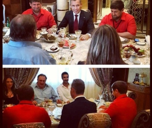 Рамзан Кадыров и его двойник приняли высоких гостей