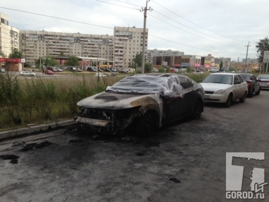 «Хонда Аккорд» после поджога 