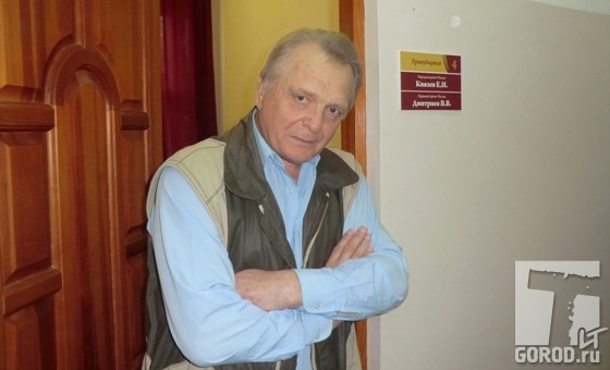 Виктор Дмитриев у своей гримёрки, театр "Колесо"