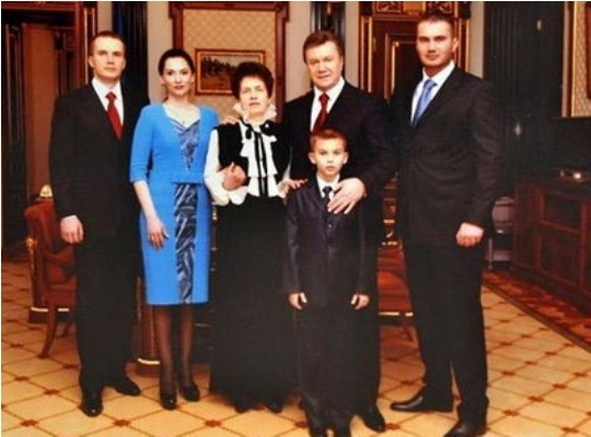 Семья Януковича