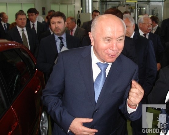 Губернатор Николай Меркушкин во время визита в Тольятти