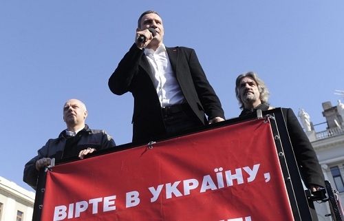 Виталий Кличко на харьковском митинге