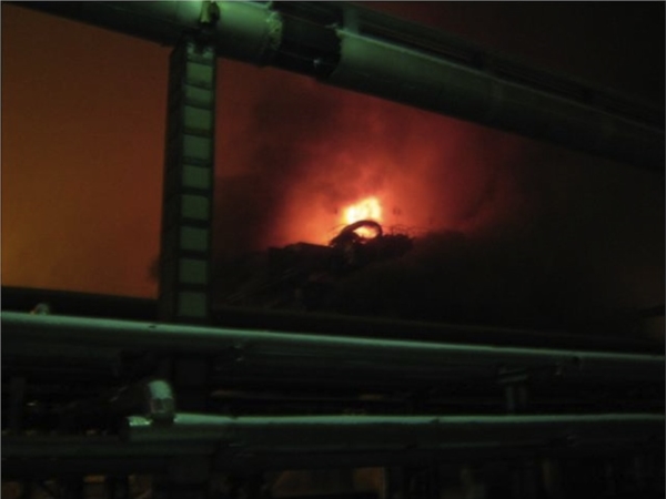 Пожар на нефтеперерабатывающем заводе в Самаре