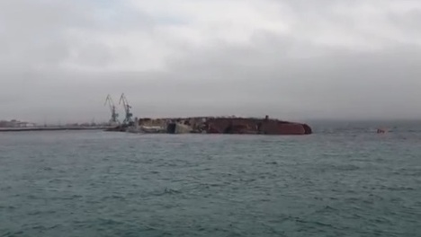 Противолодочный корабль Очаков затопили специально 