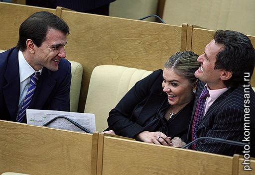 Алина Кабаева заседает в Госдуме