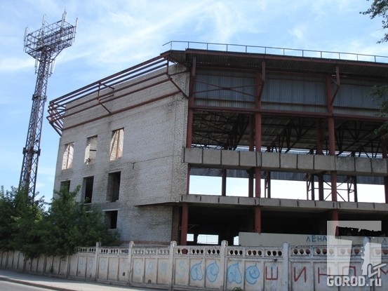 Стадион Труд в Тольятти находится в стадии реконструкции