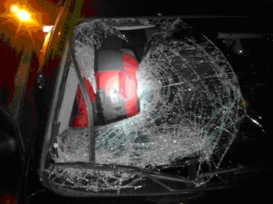Последствия наезда Шевроле на пешехода на обводной дороге Самары