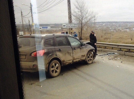 ДТП на мосту в Комсомольском районе Тольятти, 12 ноября