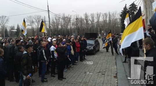 4 ноября 2013 года, на митинге после Русского марша в Тольятти