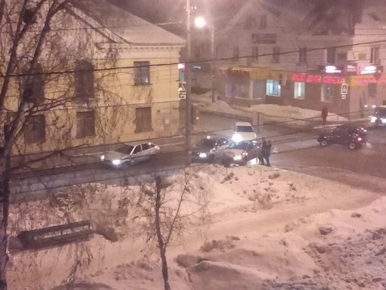 ДТП на перекрестке Карла Маркса - Комсомольская, 27 января