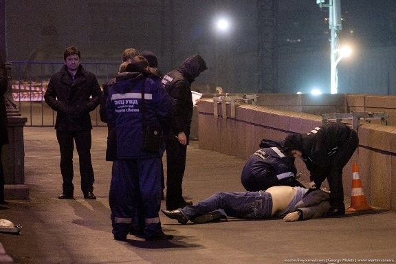 Борис Немцов убит на Большом Каменном мосту Москвы