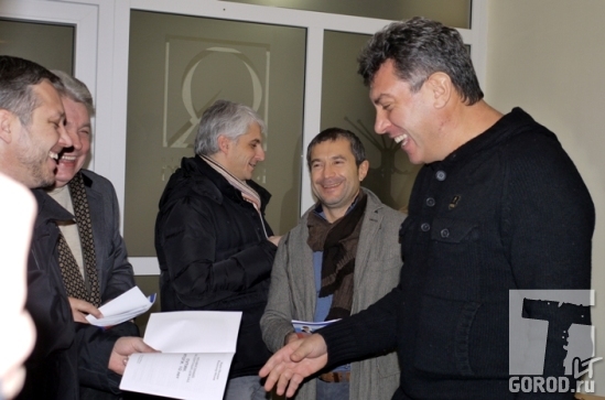 Борис Немцов был рад встрече с тольяттинцами