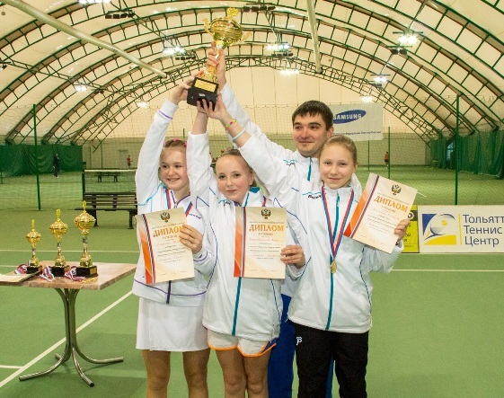 Тольятти Теннис Центр, победители первенства России