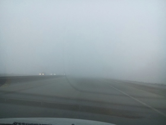 Туман на Обводном шоссе