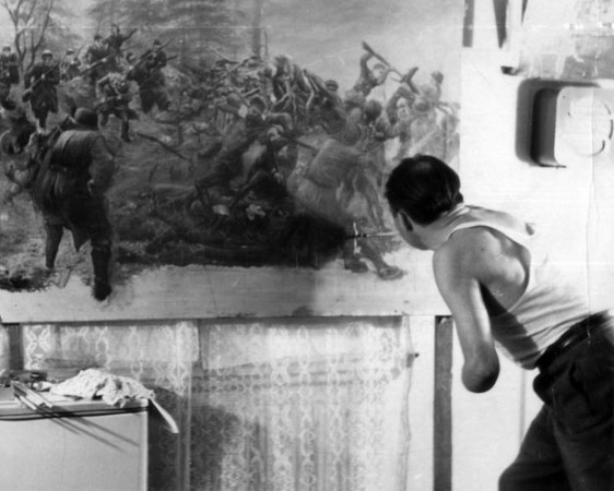 2.	Работа над картиной «Бой под Туапсе». Август 1962 г.