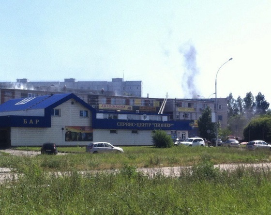 Пожар в ГСК на Офицерской, Тольятти, 10 июля