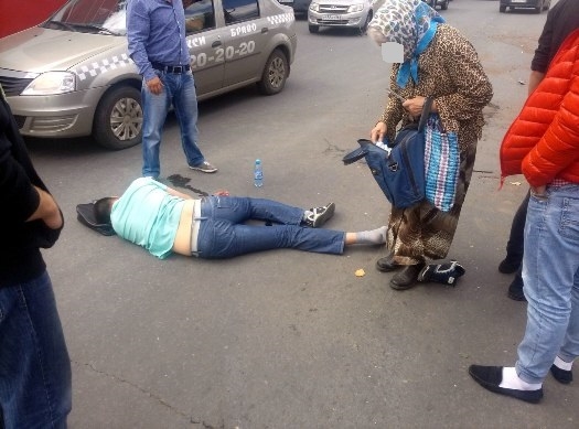 Парня сбили на пешеходном переходе в Самаре 