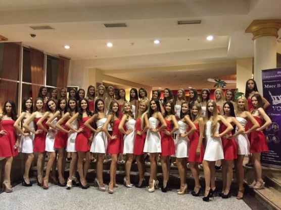 Участницы конкурса красоты Мисс Волга 2015 
