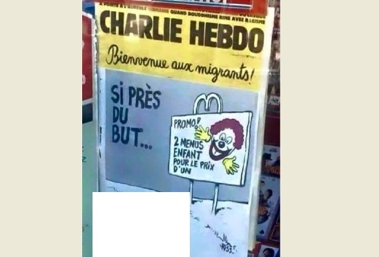 Charlie Hebdo опубликовал карикатуру с утонувшим мальчиком 