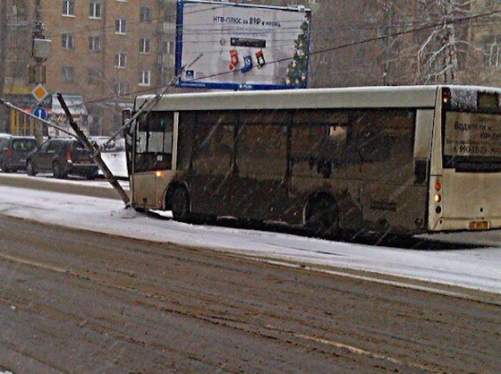 ДТП с автобусом № 2 в Самаре