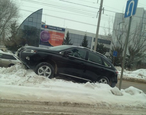 ДТП с "Лексусом" на Комсомольской (Тольятти), 19 января