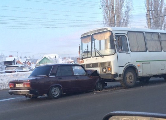 ДТП на Автозаводском шоссе в Тольятти, 27 января