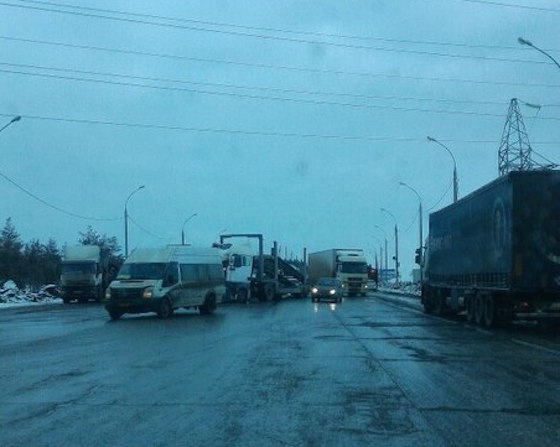 ДТП на трассе М-5 в Тольятти, 19 февраля