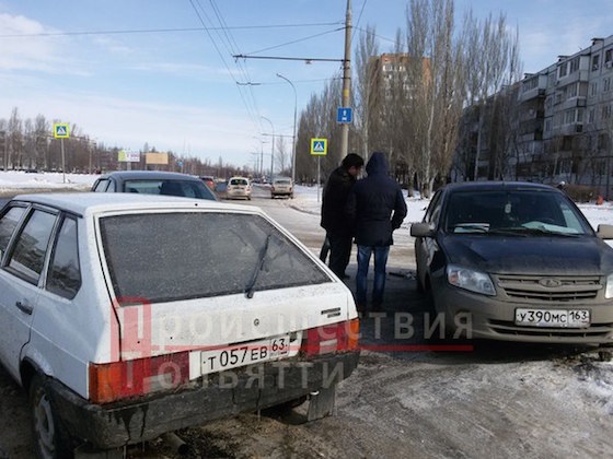 ДТП на развязке Степана Разина и Ленинского, 21 марта
