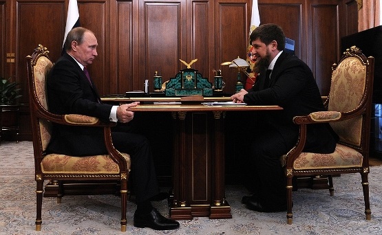 Владимир Путин и Рамзан Кадыров. Фото пресс-служба Кремля