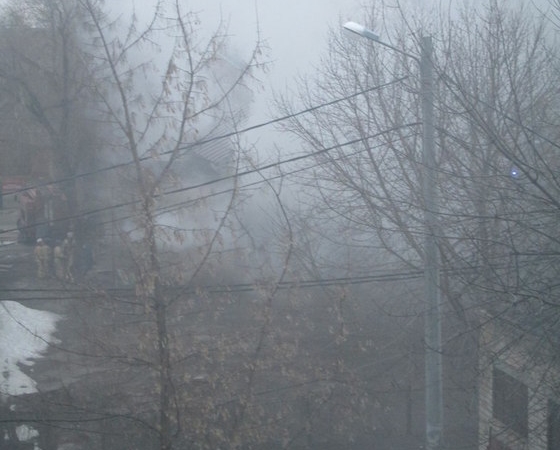 Сгорел дом купца Субботина, Тольятти, 6 апреля