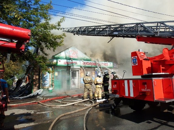 Пожару в Самаре был присвоен 2-й уровень сложности