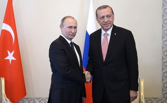 Владимир Путин и Реджеп Тайип Эрдоган. Фото пресс-службы Кремля