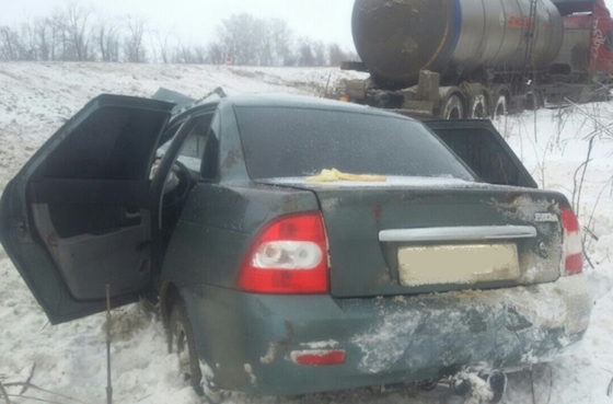 В ДТП в Волжском районе погибла пассажирка "Приоры"
