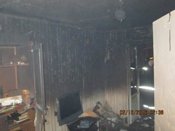 Причиной пожара на Тополиной, 48 стало неосторожное курение
