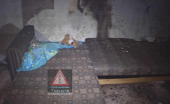 Детская шалость стала причиной пожара на ул. Горького в Тольятти