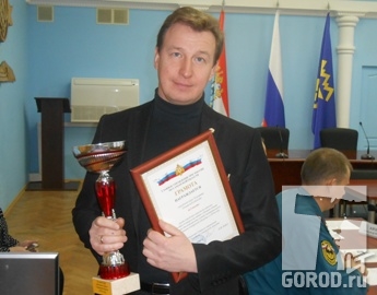 Андрей Дербенев с наградой