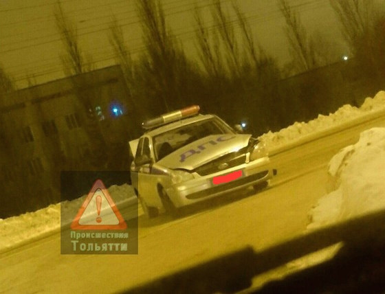 ДТП с машиной ДПС на Автозаводском шоссе
