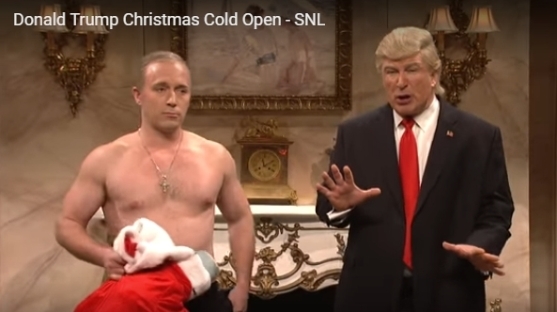 Болдуин в роли Трампа, к которому на Рождество явился Путин