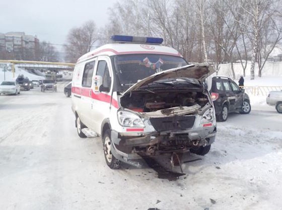 В ДТП пострадал 4 пассажирки "скорой", Жигулевск