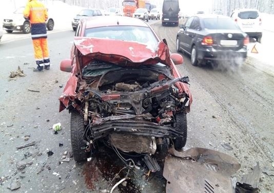 ДТП произошло на Волжском шоссе Самары