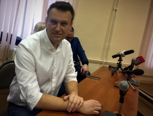 Алексей Навальный на суде в Кирове. Фото: твиттер