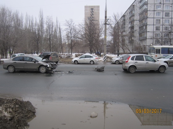 ДТП на Приморском бульваре в Тольятти