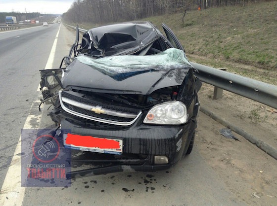 ДТП на М-5 под Тольятти, 17 апреля: ранена пассажирка такси