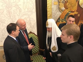 Н. Меркушкин и патриарх Кирилл