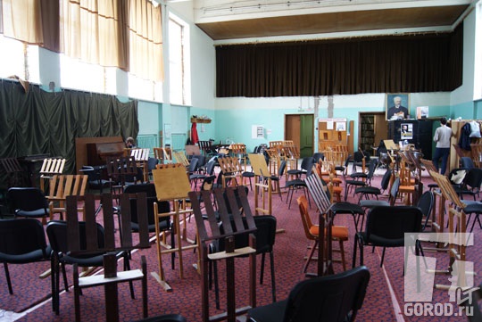 Просторный зал для репетиций