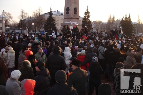 10 декабря 2011 г. Акция протеста у обелиска Славы